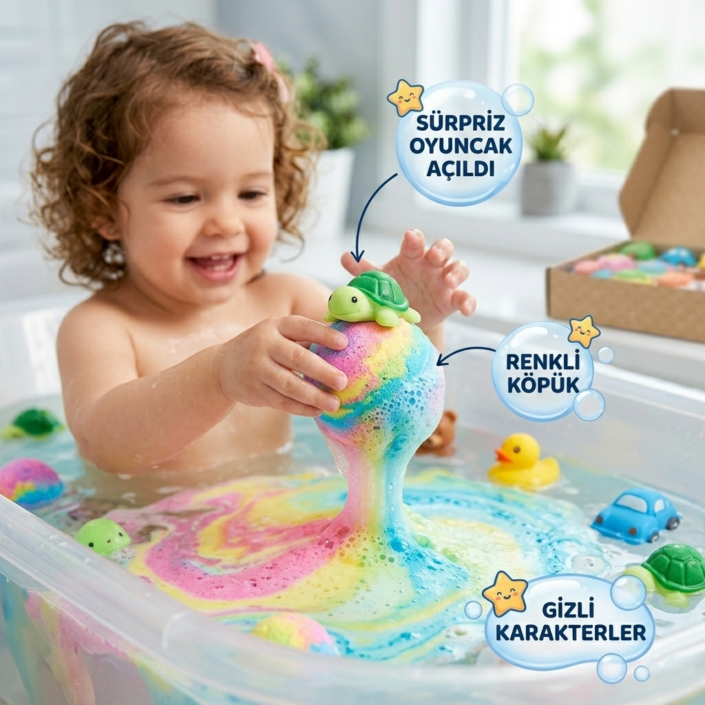Kidselo™ Oyuncaklı Banyo Bombaları